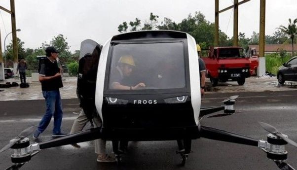 Taksi Drone Pertama di Indonesia Diuji Coba di Jogja