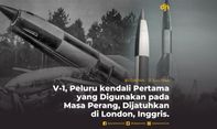 V-1 Peluru Kendali Pertama yang Digunakan pada Masa Perang, Dijatuhkan di London, Inggris