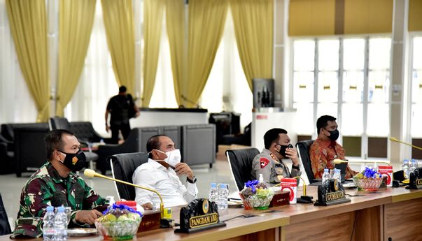 Kotanya Bobby Terapkan PPKM Darurat, Gubsu Edy: Medan Paling Bawah, Kita Baik Sangka Supaya Covid Tak Berkembang