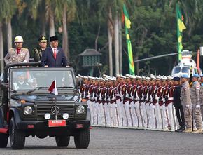 Jokowi Beri intruksi Kepada Polri dalam Upacara Peringatan HUT ke-73 Bhayangkara