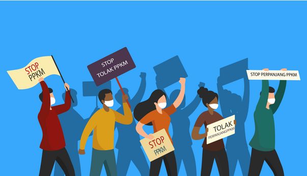 Tolak Perpanjangan PPKM, Mahasiswa Hingga Ojol Gelar Aksi di Sejumlah Wilayah