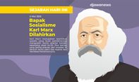 Sejarah Hari Ini: Lebih dari 200 Tahun Lalu, Bapak Sosialisme Karl Marx Lahir