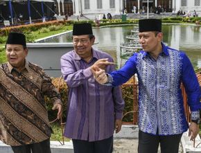 Ditanya Soal Kabinet Prabowo-Gibran, AHY: Saya Belum Ikut Diajak Bicara Terkait Itu