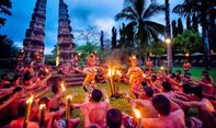 Makna Pola Lantai Tari Kecak Asli Bali yang Sering Digunakan untuk Ritual Adat