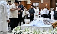 Prabowo Melayat ke Rumah Duka Almarhum Eddie Marzuki, Berikan Perhomatan ke Tokoh Pencak Silat Dunia