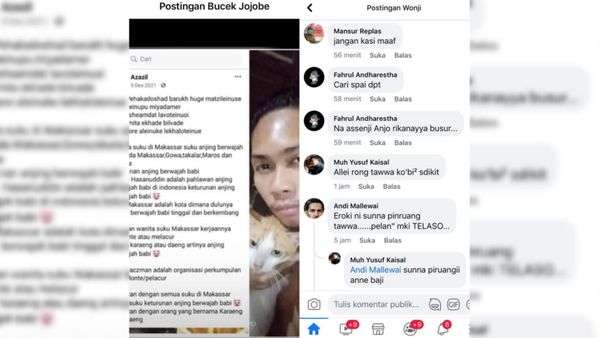 Polisi Amankan Seorang Pria Atas Dugaan Kasus Hina Suku Makassar di Media Sosial