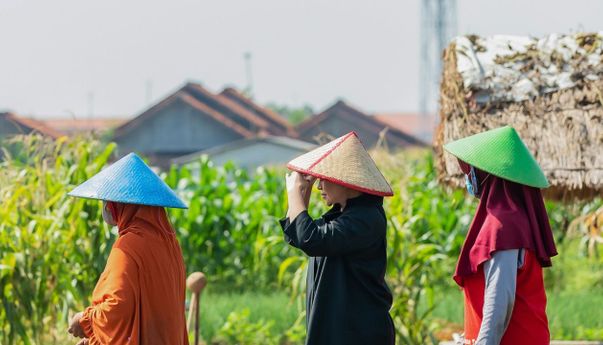 Soal Pakai Caping yang Dianggap Pencitraan, Puan Maharani: Inilah yang Melindungi Petani Setiap Hari