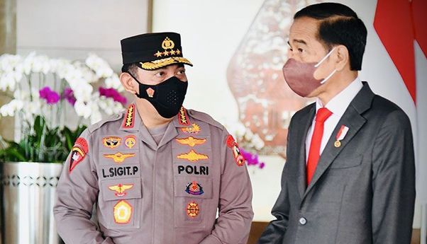 Di Hadapan Jokowi, Kapolri Akui Tingkat Kepercayaan Masyarakat Terhadap Polri Menurun