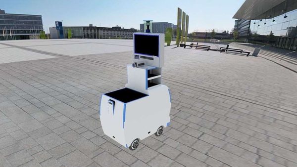 Hosiro-Usiro: Robot Buatan ITS yang Bantu Layani Pasien Covid-19 Karantina Mandiri