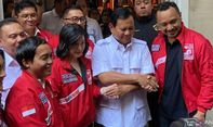Prabowo Kunjungi Markas PSI, Disambut Hangat Grace Natalie, Giring, dan Sejumlah Petinggi Partai