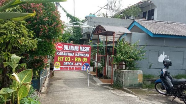 Satu RT di Kelurahan Depok Jaya Mengunci Diri Selama 14 Hari