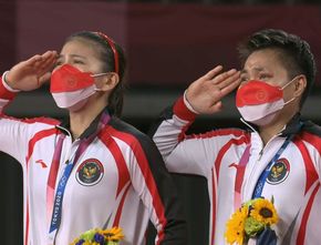 Raih Medali Emas, Greysia Polii/Apriyani Rahayu Cetak 3 Rekor Dalam Sejarah Olimpiade