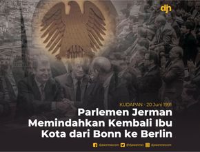 Parlemen Jerman Memindahkan Kembali Ibu Kota dari Bonn ke Berlin