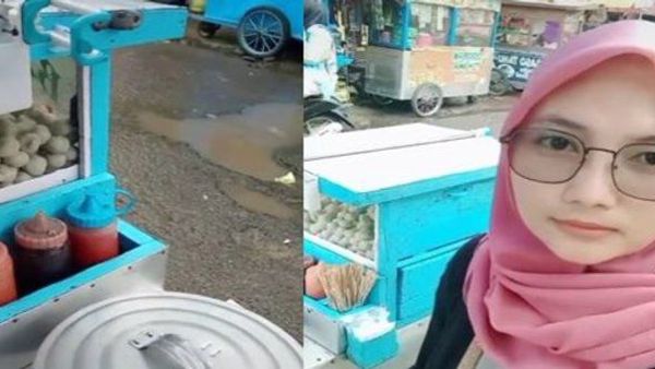 Curhatan Penjual Cilok Cantik di Tiktok: Risih Kalo Ada Pembeli yang Suka Mepetin