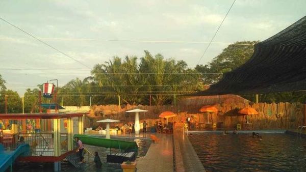 Nego Land Water Park di Sijambi, Wisata Air Favorit Tanjungbalai