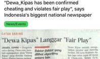 Terungkap, Ini Fakta Dewa Kipas Terbukti Lakukan Kecurangan