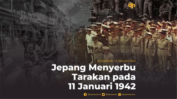 Jepang Menyerang Tarakn pada 11 Januari 1942