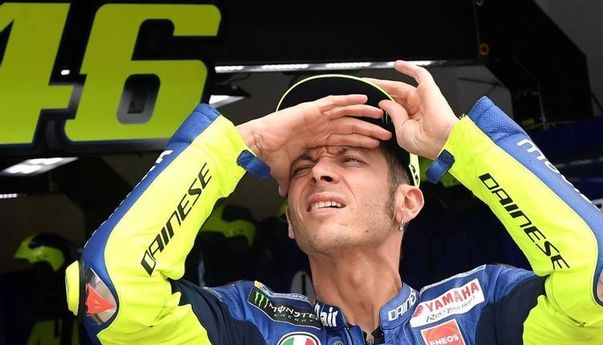 Valentino Rossi Jadi Pembalap Pertama di Kelas Premier yang Positif Covid-19