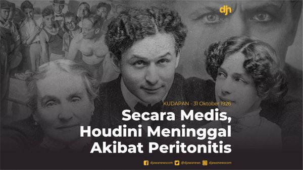 Secara Medis, Houdini Meninggal Akibat Peritonitis