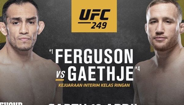 Duel Akbar Tony Ferguson Vs Justin Gaethje Ditunda karena Corona