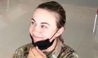 Tentara Cantik Ini Viral Setelah Buka Masker Saat Akan Tes Swab, Bikin Terpesona