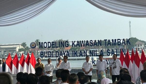 Jokowi Resmikan Percontohan Budidaya Ikan Nila di Karawang: Permintaan Pasar Dunia Sangat Besar