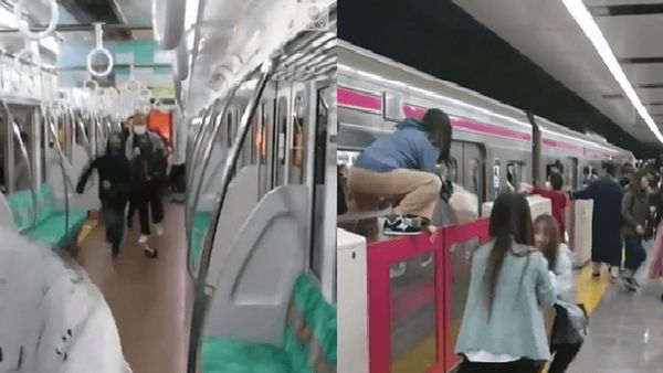 Pria Mirip Joker Tikam 17 Penumpang Kereta Tokyo dan Menyulut Api, Orang-orang Melompat dari Jendela