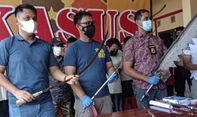 Polisi Tangkap 10 Orang Anggota Geng Motor Viral Pamer Sajam di Serang