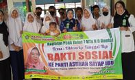 Tanamkan Karakter Peduli, Siswa MTsN 9 Bantul Bagikan 1300kg Zakat Fitrah dan Baksos Sembako ke Panti Asuhan Sayap Ibu