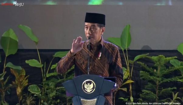 Jokowi Presentasikan IKN di Muktamar PP Pemuda Muhammadiyah