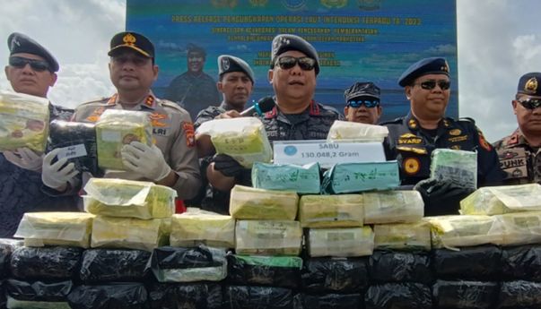 BNN Ungkap Peredaran Narkoba di 3 Wilayah di Indonesia, Amankan 130 Kilogram Sabu