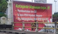 Banner Besar “Kotagede Menolak Lupa” di Jogja Punya Siapa? Isinya 3 Tuntutan, tapi Tak Jelas dari Kelompok Mana