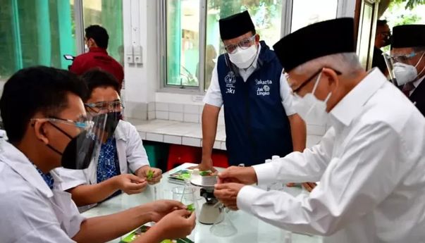 Ratusan Sekolah di DKI Sudah Gelar Pembelajaran Tatap Muka, Wapres Ma'ruf Datangi Ponpes Darunnajah