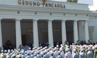 Presiden Prabowo Pimpin Upacara Peringatan Hari Lahir Pancasila, Megawati Hadir