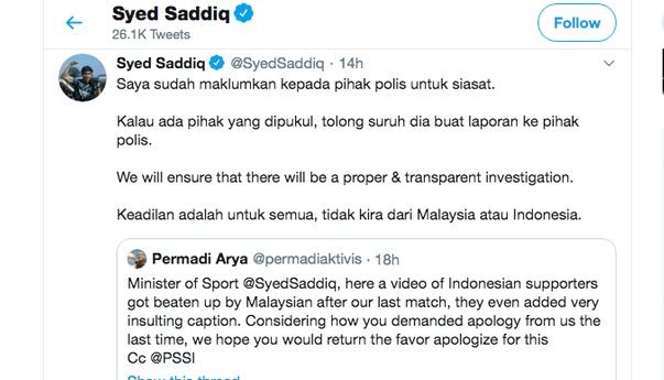 Insiden Bola dan Ramainya Tagar &#8220;Ganyang Malaysia&#8221;