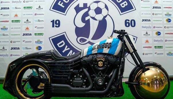 “El Diego” Motor Harley-Davidson Maradona yang Didapatkan Gratis