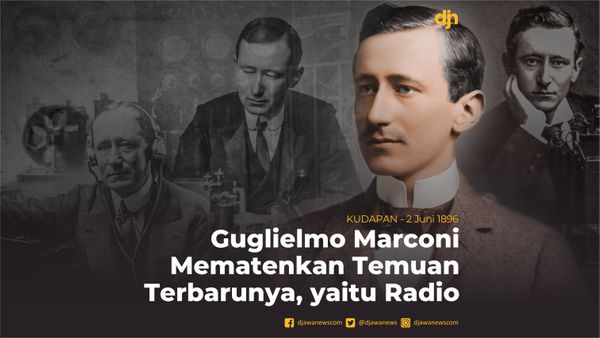 Guglielmo Marconi Mematenkan Temuan Terbarunya, yaitu Radio