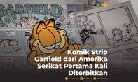 Komik Strip Garfield dari Amerika Serikat Pertama Kali Diterbitkan
