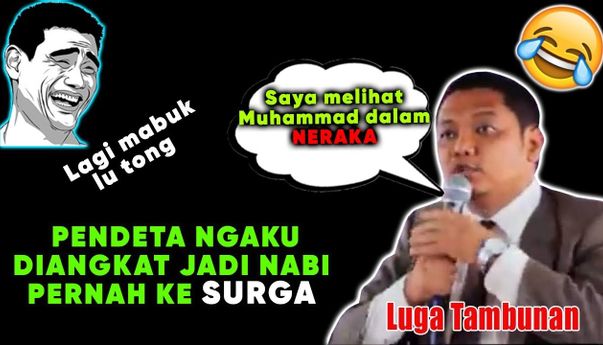 Gempar! Pendeta Luga Tambunan Ngaku Pernah ke Surga: “Nabi Muhammad di Neraka”