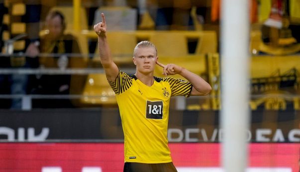 Erling Haaland Mengamuk, Borussia Dortmund Tembus 3 Besar Bundesliga