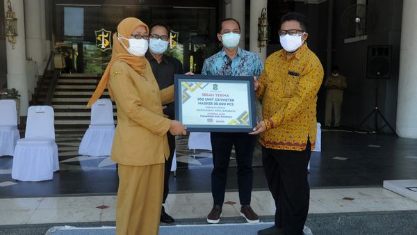 Surabaya Memanggil, Dijawab PT Sampoerna yang Donasi Ribuan Masker dan Ratusan Oximeter