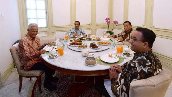Jamu Tiga Capres di Istana, Jokowi: Agar Pemilu Berjalan Damai, Tidak Ada Saling Fitnah-memfitnah
