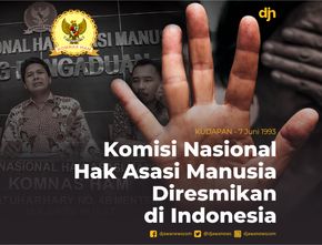 Komisi Nasional Hak Asasi Manusia Diresmikan di Indonesia