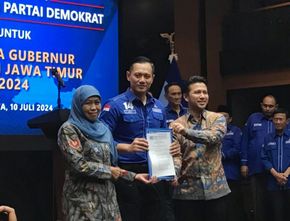 Partai Demokrat Resmi Dukung Khofifah-Emil Dardak di Pilkada Jatim 2024
