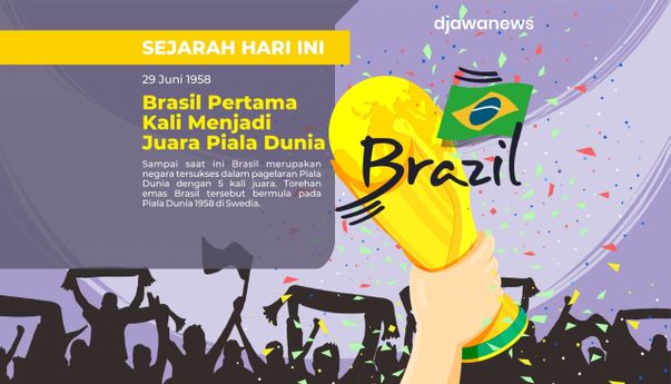 Brasil Sang Peraih Juara Piala Dunia Terbanyak