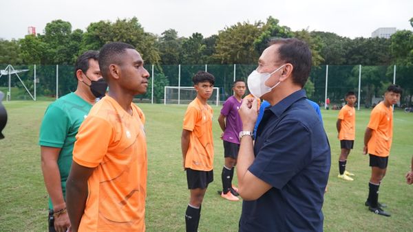Sambangi Seleksi Timnas Indonesia U-16, Ketum PSSI Klaim Tak Ada Pemain Titipan