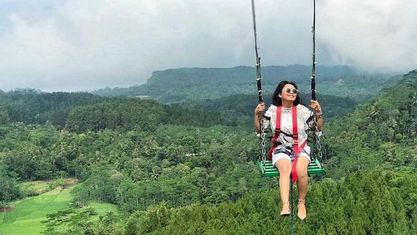 Pacu Adrenalin di Ayunan Langit Watu Jaran Desa Purwosari Kulon Progo, Ini Rutenya