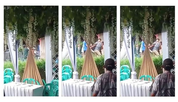 Heboh Pria Ngamuk Bak Kesurupan di Nikahan Mantan, Netizen: Sudah Dibilangin Jangan Pacaran
