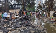 Lupa Matikan Kompor Gas, 50 Rumah Semi Permanen di Gambir Hangus Terbakar