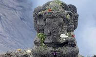 Arca Ganesha yang Hilang di Gunung Bromo Telah Digantikan yang Baru